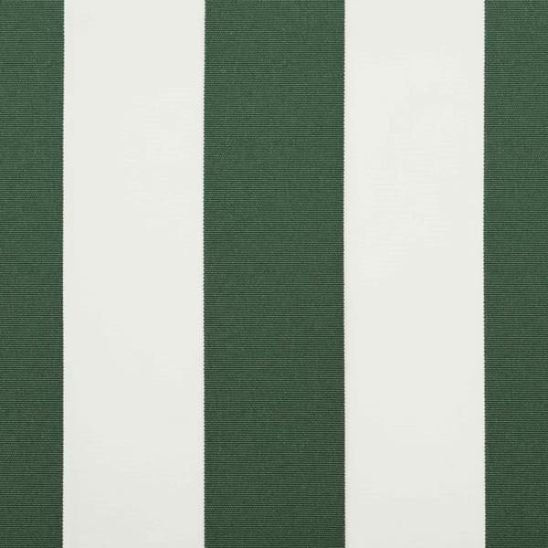 Markisväv Grön och Vit 300 x 250 cm Polyester