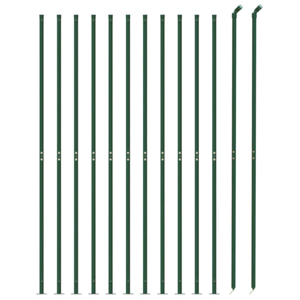 Stängsel med stolpsko grön 1,6x25 m