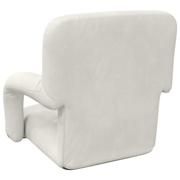 Golvstol Kräm 58 x 62 x 58 cm Sammet