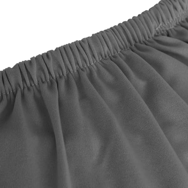 Sofföverdrag 2-sits med stretch antracit polyesterjersey