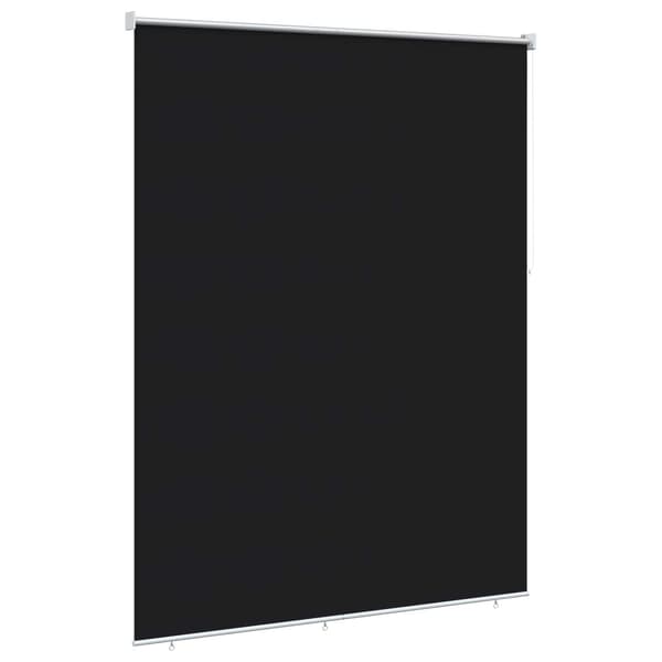 Rullgardin UV-skydd Svart 180 x 230 cm Polyester