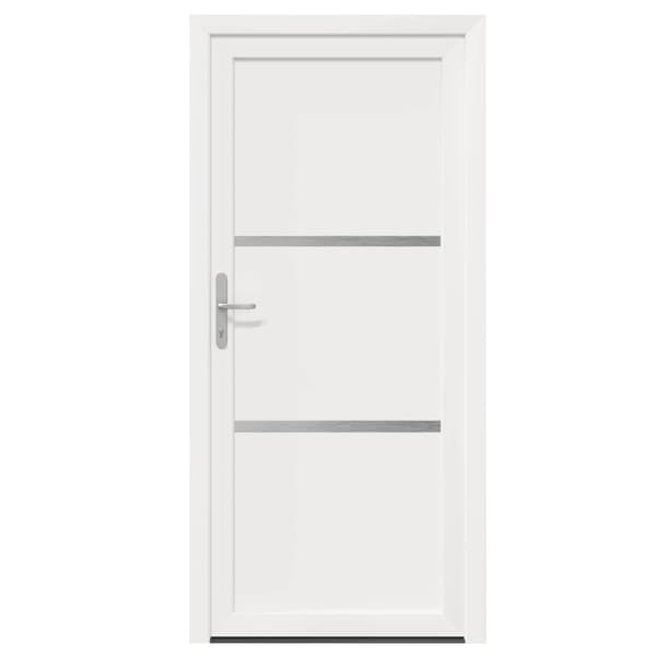 Framdörr 98 x 200 cm PVC Vit