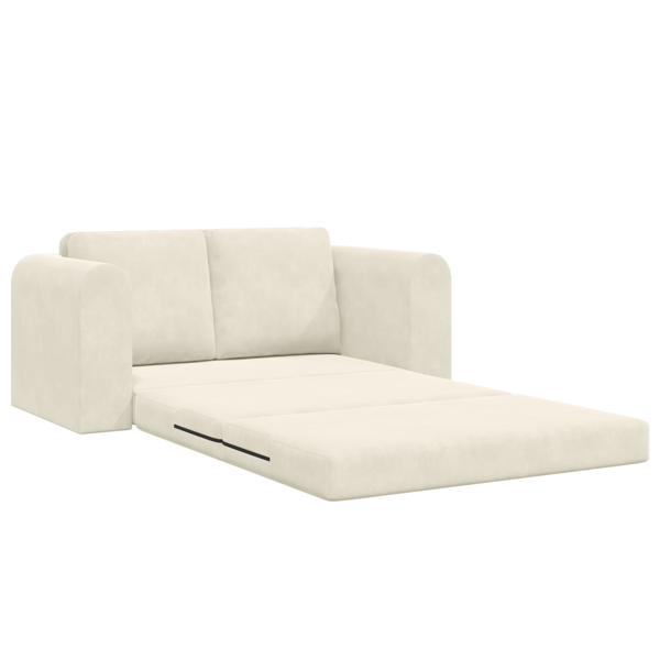 Soffsäng Kräm 148 x 71 x 83 cm Sammet