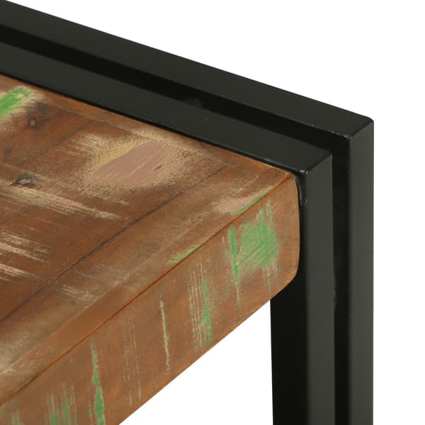 Kaffeebord Flerfärgsdesign Solid återvunnen trä