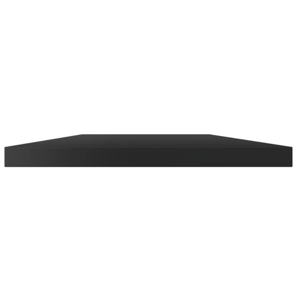 Hyllplan 8 st svart högglans 60x40x1,5 cm konstruerat trä