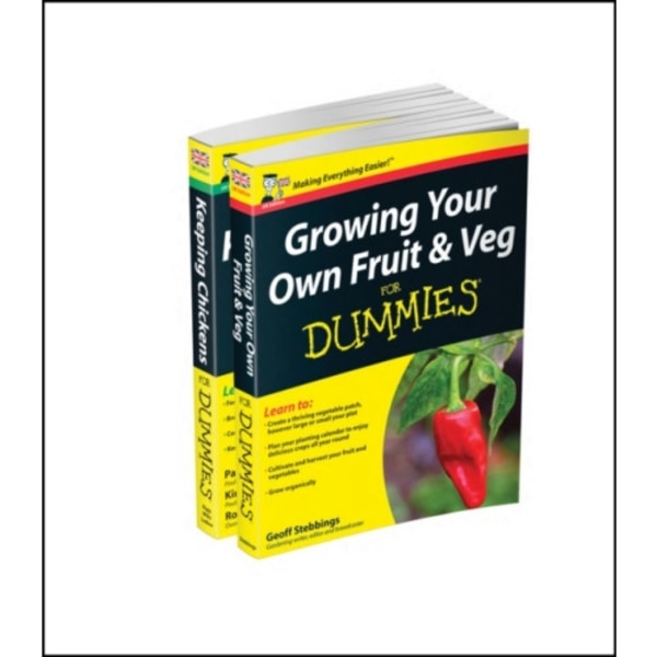 Self-sufficiency For Dummies Collection - Growing Your Own Fruit & Veg For Dummies/Keeping Chickens For Dummies UK Edition (häftad, eng)