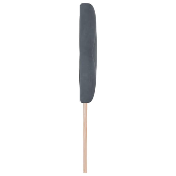 Huvudgavel Mörkgrå 200 cm Sammet