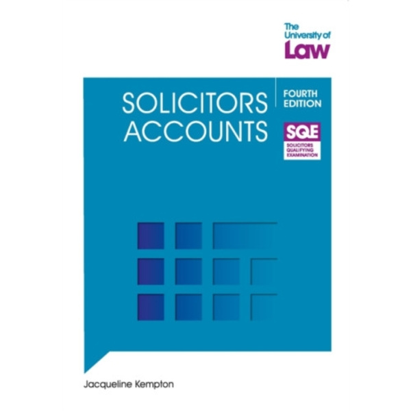 SQE - Solicitors Accounts 4e (häftad, eng)