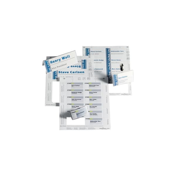Etiketter DURABLE namnskylt 90x60 20/fp