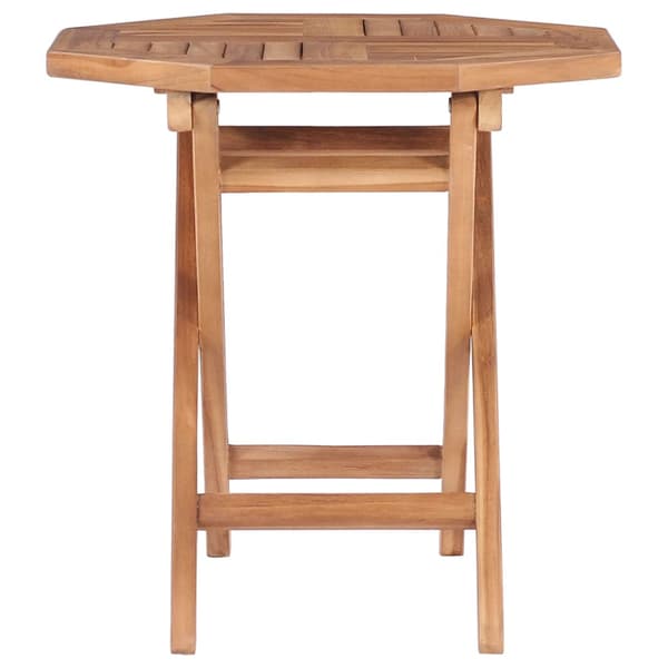 Hopfällbart trädgårdsbord 45x45x45 cm massiv teak