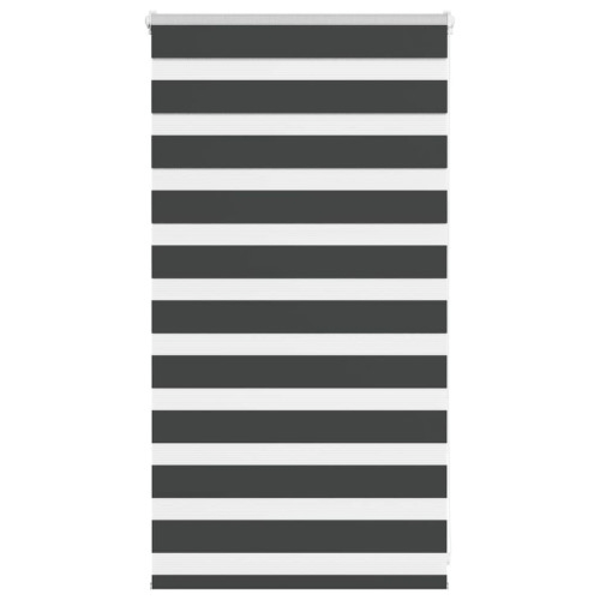 Rullgardin zebra svart 70x100 cm tyg bredd 65,9 cm polyester