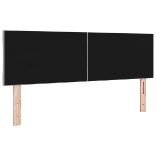 LED huvuddyna Ljusgrå 144 cm tyg