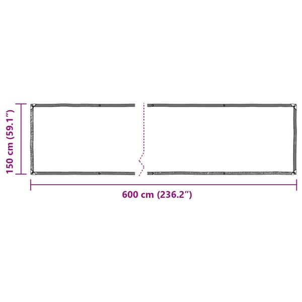 Växtskydd Transparent 6 x 1,5 m PE