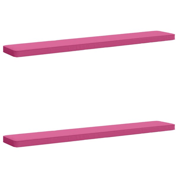 2-delade Bänk Kuddar VUGHT 2 st 100% Polyester Rosa