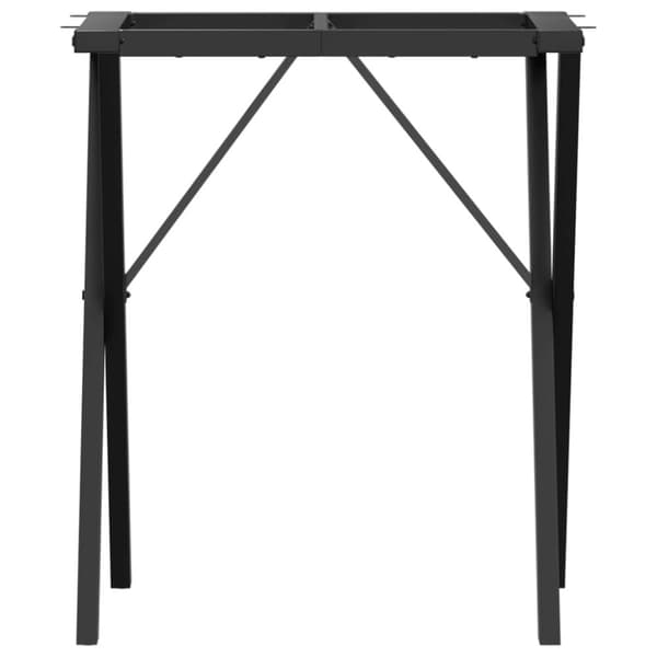 Bordsben för matbord X-ram 60x40x73 cm stål