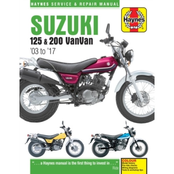 Suzuki RV125/200 VanVan (03 - 17) Haynes Repair Manual (häftad, eng)