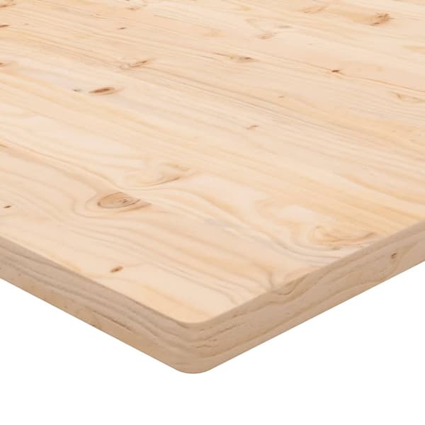 Bordsskiva 80x40x2,5 cm massiv furu rektangulär