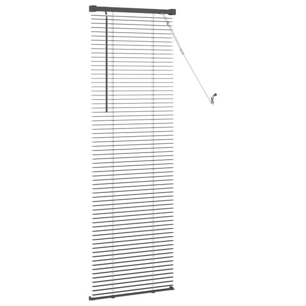 Persienn Silvergrå 150 x 60 cm PVC