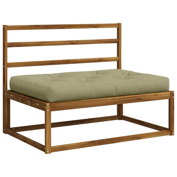 Pallkudd VIANEN 100% Polyester Ljusgrön 120 x 60 x 12 cm