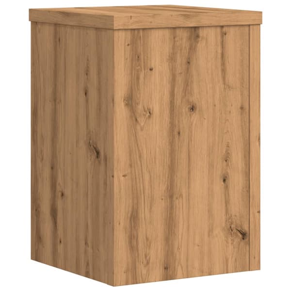 Växtställ 2 st ek 25x25x35 cm konstruerat trä