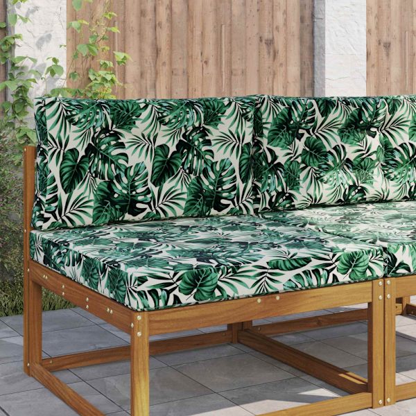 Utomhus Soffa Kudde 2 pcs Bladmönster Polyester