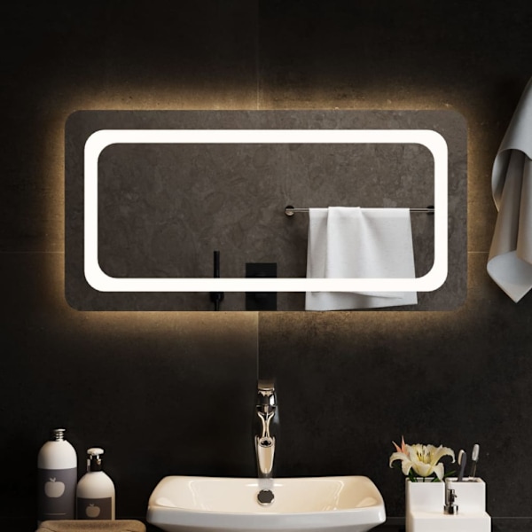 Badrumsspegel LED 80x40 cm