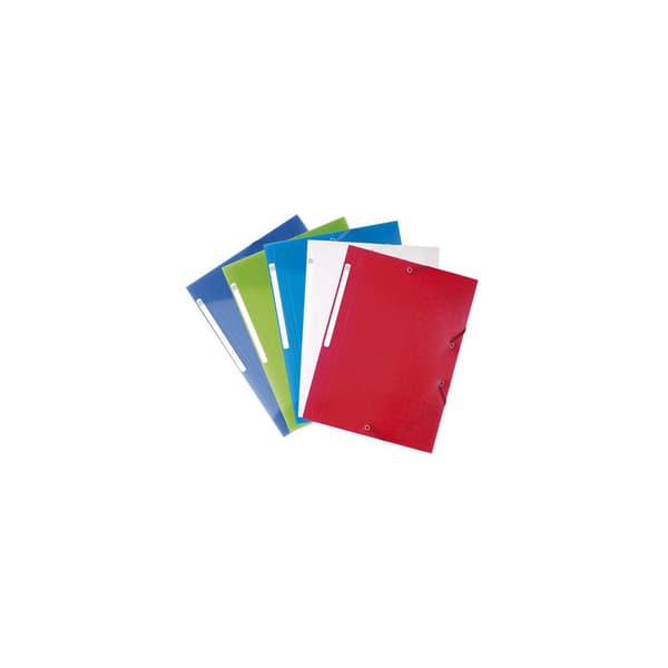 Gummibandsmapp PP 3kl 5f 10/fp
