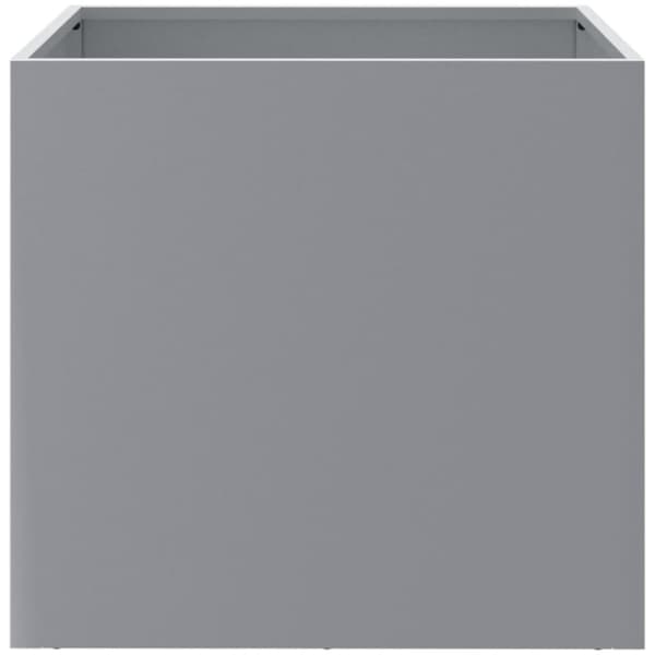 Odlingslåda silver 42x40x39 cm galvaniserat stål