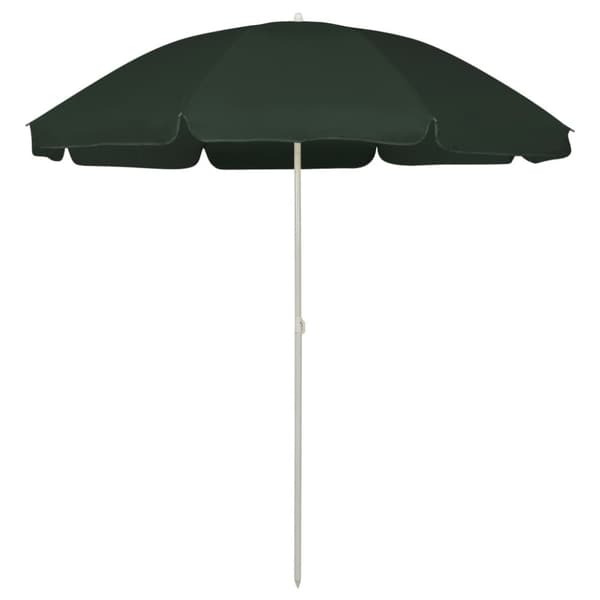 Strandparasoll grön 240 cm
