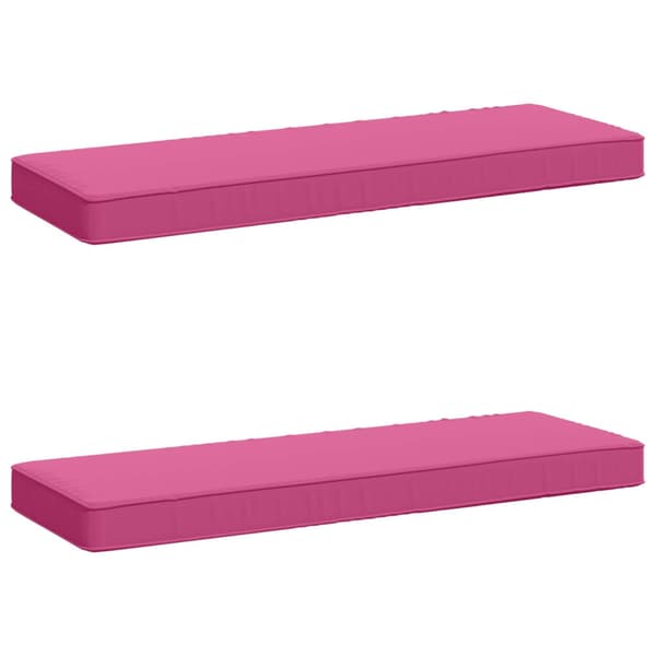 2-delade Bänk Kuddar VUGHT 2 st 100% Polyester Rosa
