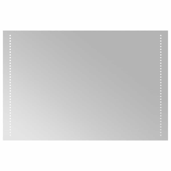 LED Badrumsspegel Transparent 90 x 60 cm härdat glas
