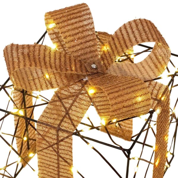 Ljusande julklapp 3 st 150 LED-lampor Varmvit