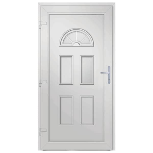 Ytterdörr vit 110x210 cm PVC