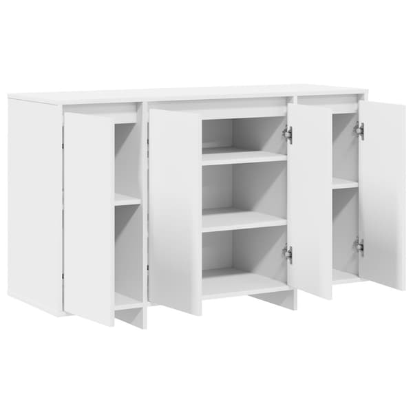 Sideboard Vit 120 x 41 x 75 cm Konstruerat trä