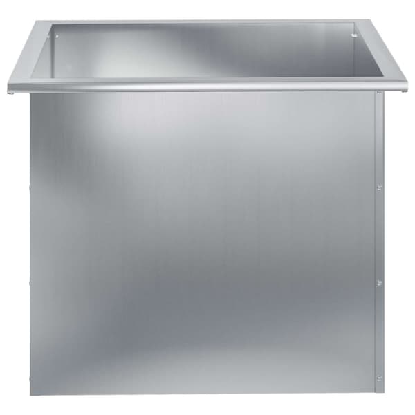 Odlingslåda med LED 2 st Silver 50 x 60 x 48 cm