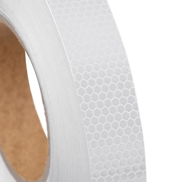 Reflextejp vit 2,5 cmx50 m PVC