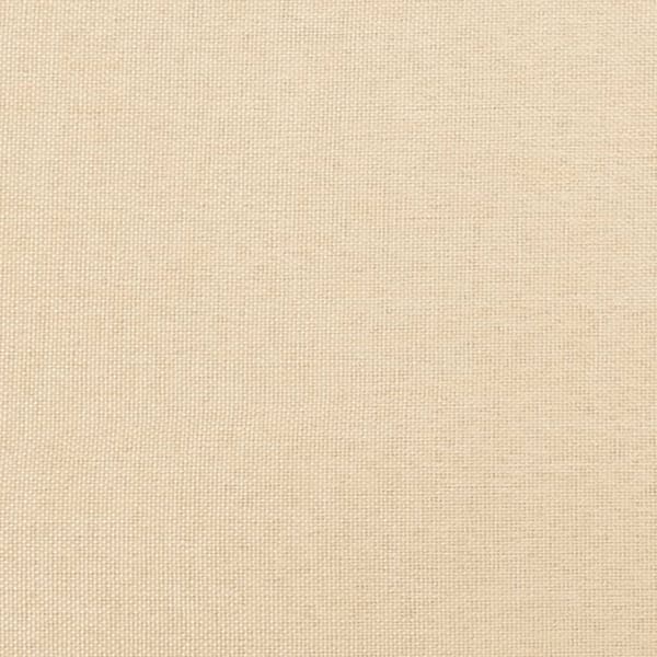 Fotpall gräddvit 60x50x41 cm tyg
