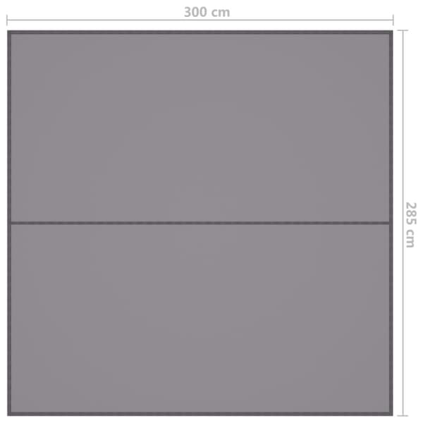 Tarp 3x2,85 m grå