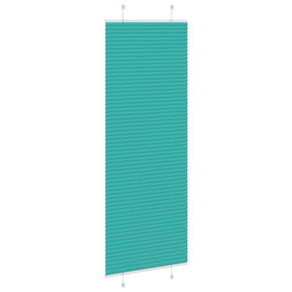 Plisserad persienn bensingrön 70x200 cm tyg bredd 69,4 cm