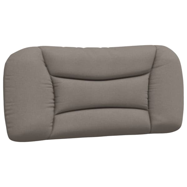 Headboard Cushion "Hvar" Taupe 80 cm Fabric