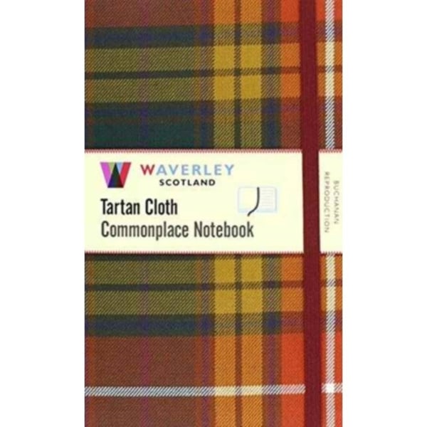Waverley (L): Buchanan Reproduction Tartan Cloth Large Notebook (inbunden, eng)