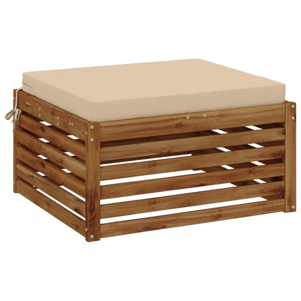 1-delad Sittdyna SOEST 100% Polyester Gräddvit 60 x 60 x 7 cm