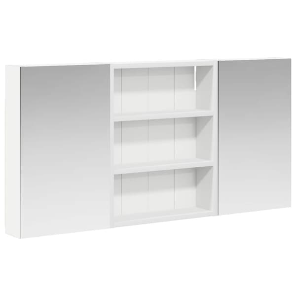 Badrumsskåpsset 3 st 100 x 10,5 x 50 cm Konstruerat trä