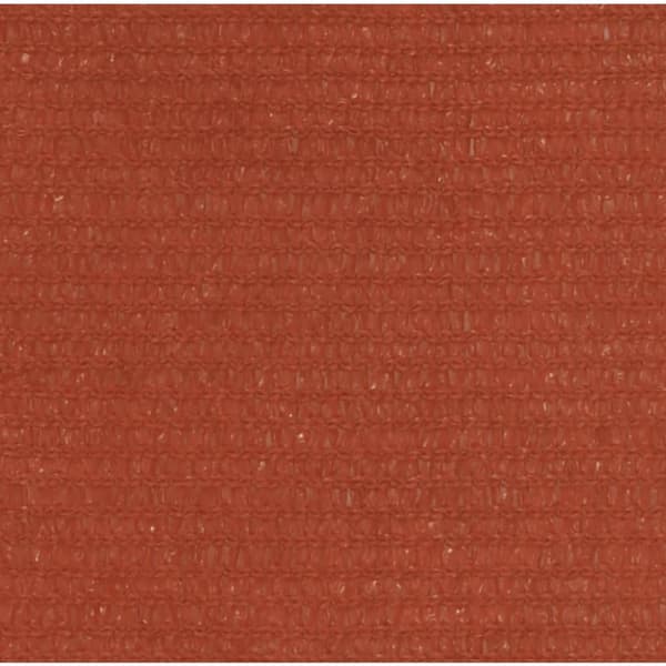 Solsegel 160 g/m² rektangulär terrakotta 3,5x4,5 m HDPE