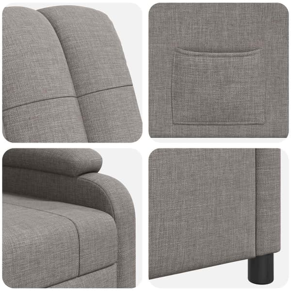 Recliner Taupe Tyg
