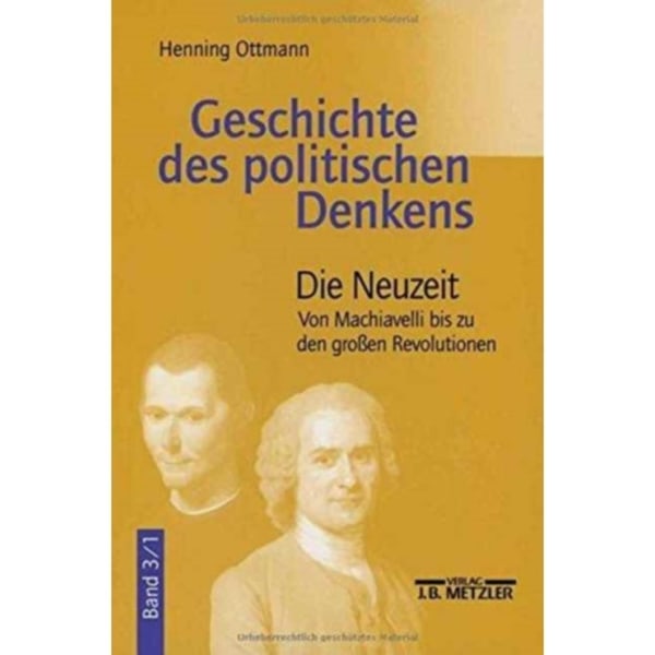 Geschichte des politischen Denkens (häftad, ger)