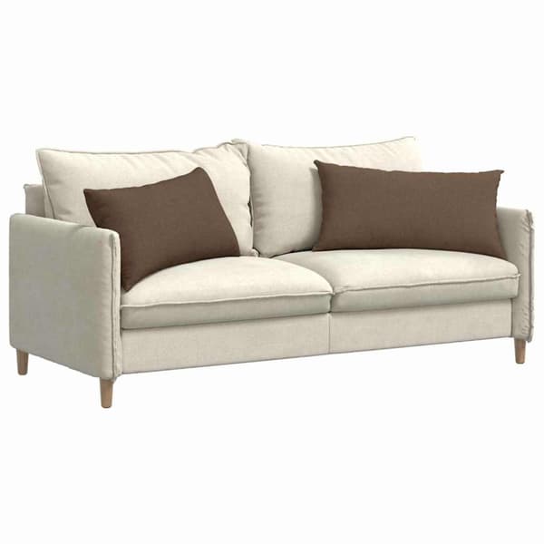 Sofakuddar 2 pcs Brun 80 x 40 cm tyg