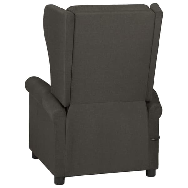Massagefåtölj taupe tyg