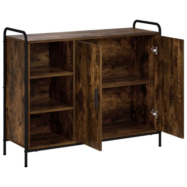 Sideboard Rökt ek 97 x 33 x 81 cm Konstruerat trä