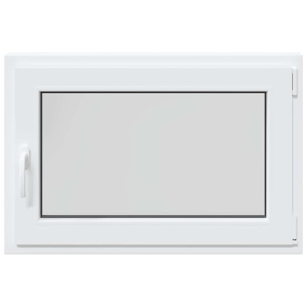 Källarfönster RISOR Vit 90 x 50 cm PVC och glas